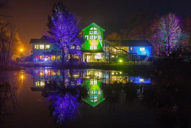 Winter Lights Controlled by Visitors by Jeff Tome